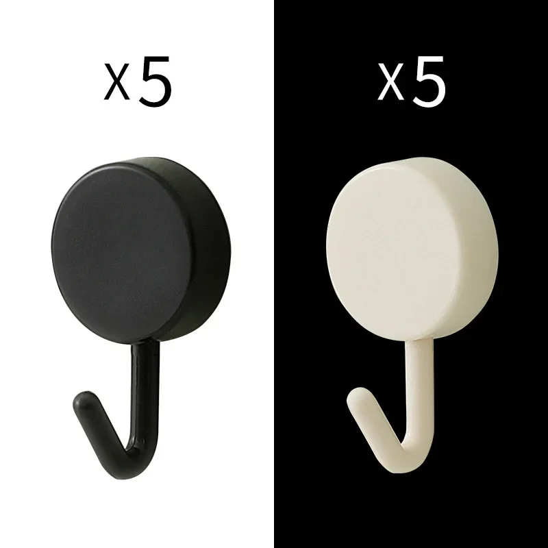 

10Pcs Perforation-Free Non-Trace Paste Wall Hook Multi-Functional Wall Decoration Hook Dormitory Jewelry Clothing Small Hook