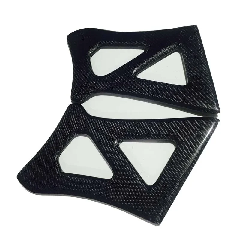 For Lancer Evolution X Evo X Evo 10 VC Euro Style GT Spoiler Stand Carbon Fiber CF view 2