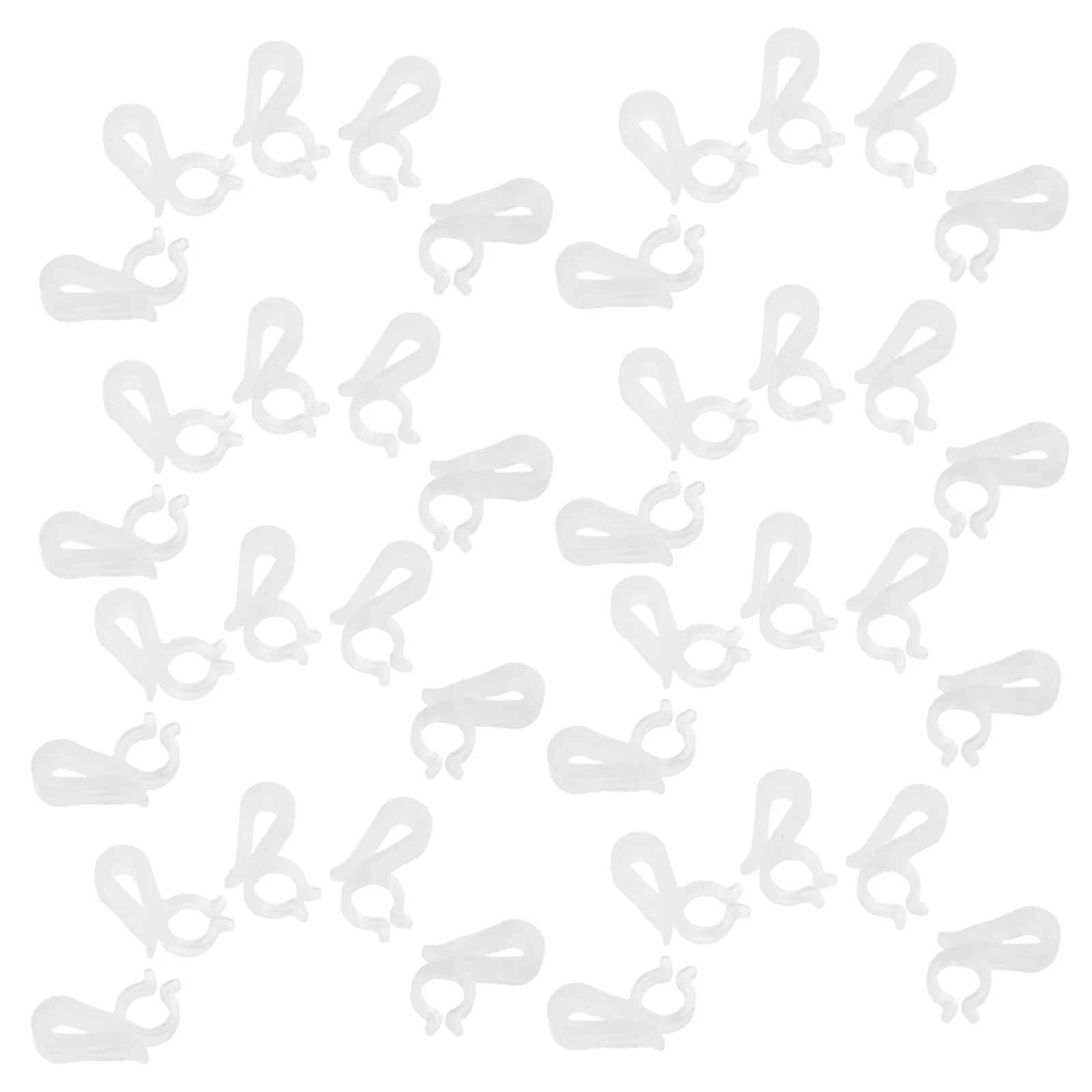 

100Pcs Christmas Light Clips Outdoor String Light Hangers Plastic Hooks Party Holiday Festival Gutter Decoration
