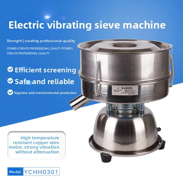 YCHH0301 Electric Stainless Steel Screening Machine Powder Vibrating Sieving Machine Lab Sieve Shaker Vibrating Screen