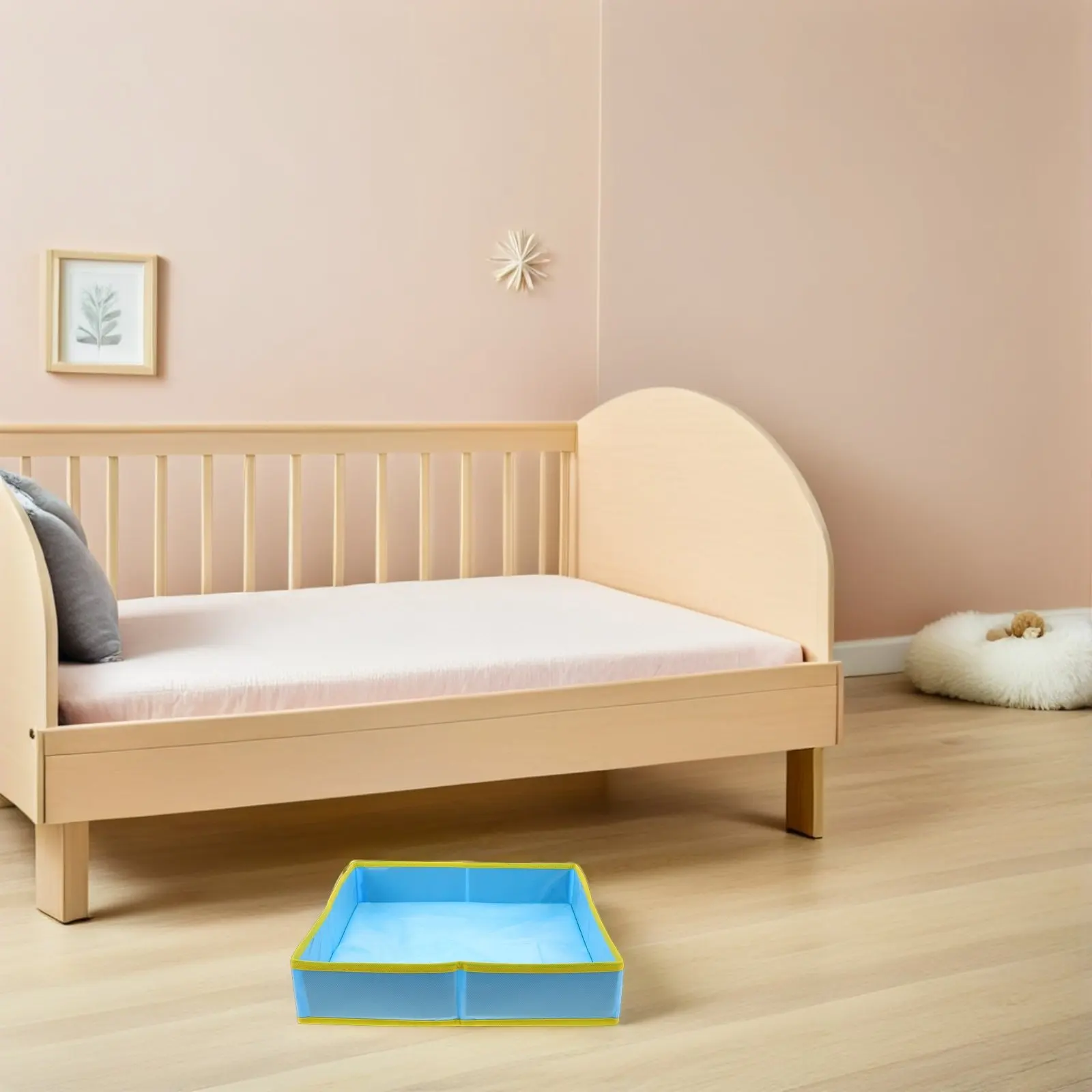

2pcs Foldable Sand Box Kids Portable Collapsible Sandbox For Toddlers Outdoor Indoor Play Polyester Sand Tray For Beach