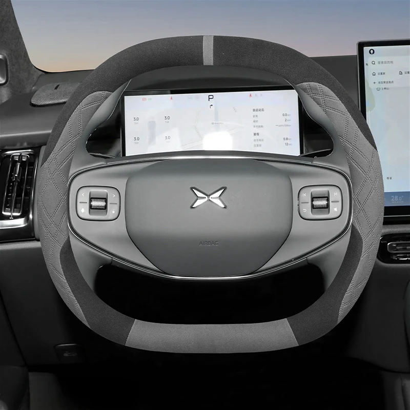 

Suede Leather Car Steering Wheel Cover for Xpeng G6 2022 2023 2024 2025 p7+ 2025 Car-styling Auto Accessories