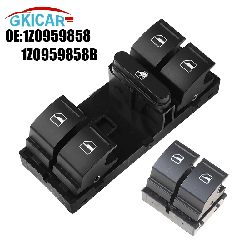 1Z0959858 1Z0959858B 5LD959858 Electric Power Window Switch Button For Skoda Fabia 2 Octavia 1Z Roomster 2004-2015