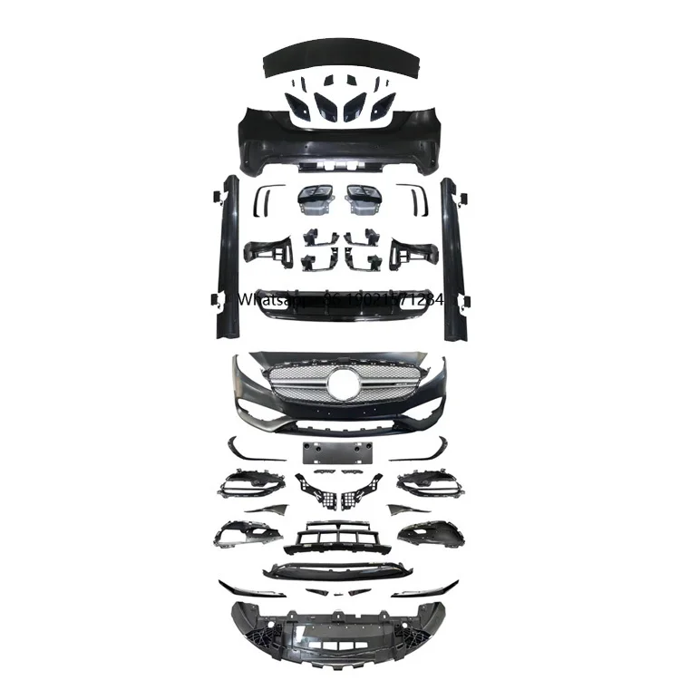 

Auto Parts W176 Upgrade A45 AMG Car Bumpers Side Skirt AMG Body Kits Bodykit for Mercedes a Class W176 A180 A200 A250 A35 AMG