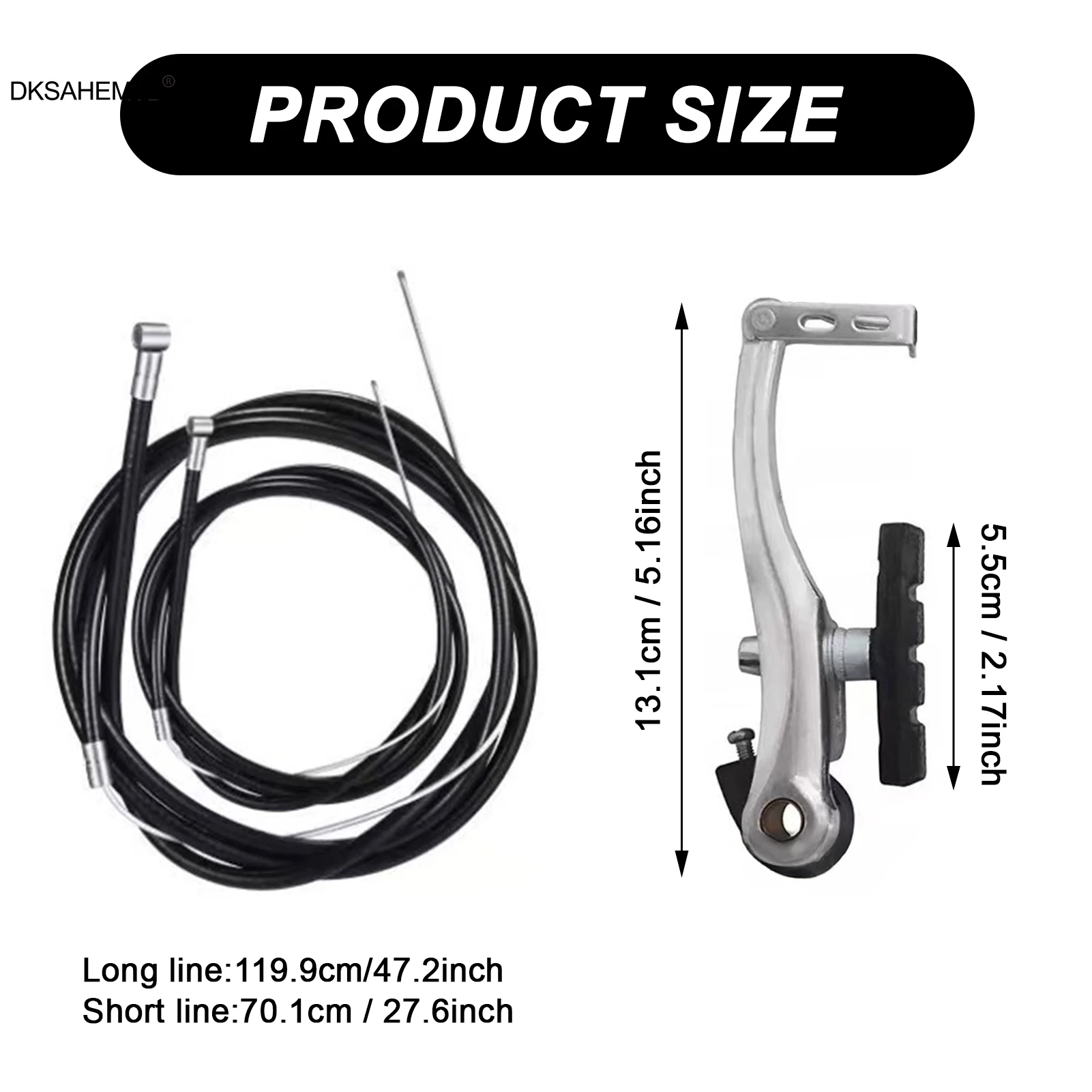 دراجة الفرامل عدة 119 سنتيمتر الخامس كابل فرامل يد أنبوب مجموعة العملي دراجة تعديل أداة في الهواء الطلق الدراجات ركوب الدراجة إصلاح الملحقات #6