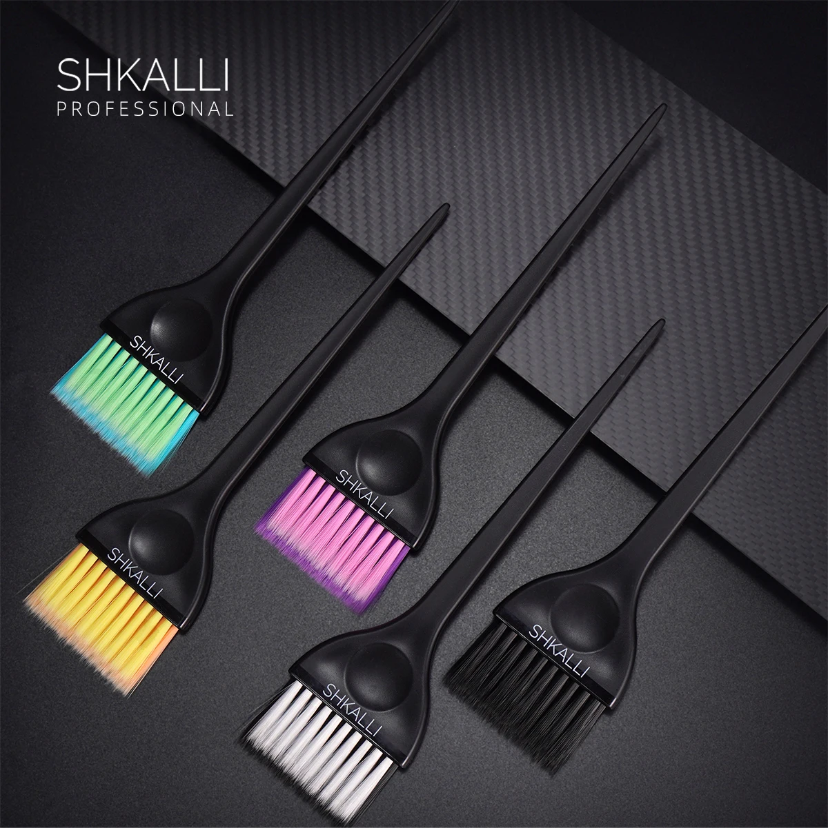 Professionelle Haar Tönung Pinsel Hause Salon Friseur Haar Färben Pinsel Farbige Weiche Borsten Balayage Pinsel Haar Tönung Werkzeug – Detail 1