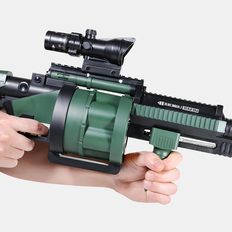 AK UNCLEElectric M23 젤 볼 장난감 총 자동 연속 발사 어린이 선물 장난감 총 모델