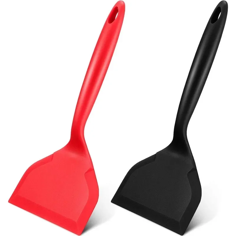 Wide Silicone Spatula Shovel Turner Nonstick Fried Shovel Fish Spatula Silicone Wide Flexible Turner for Nonstick Cookware Egg