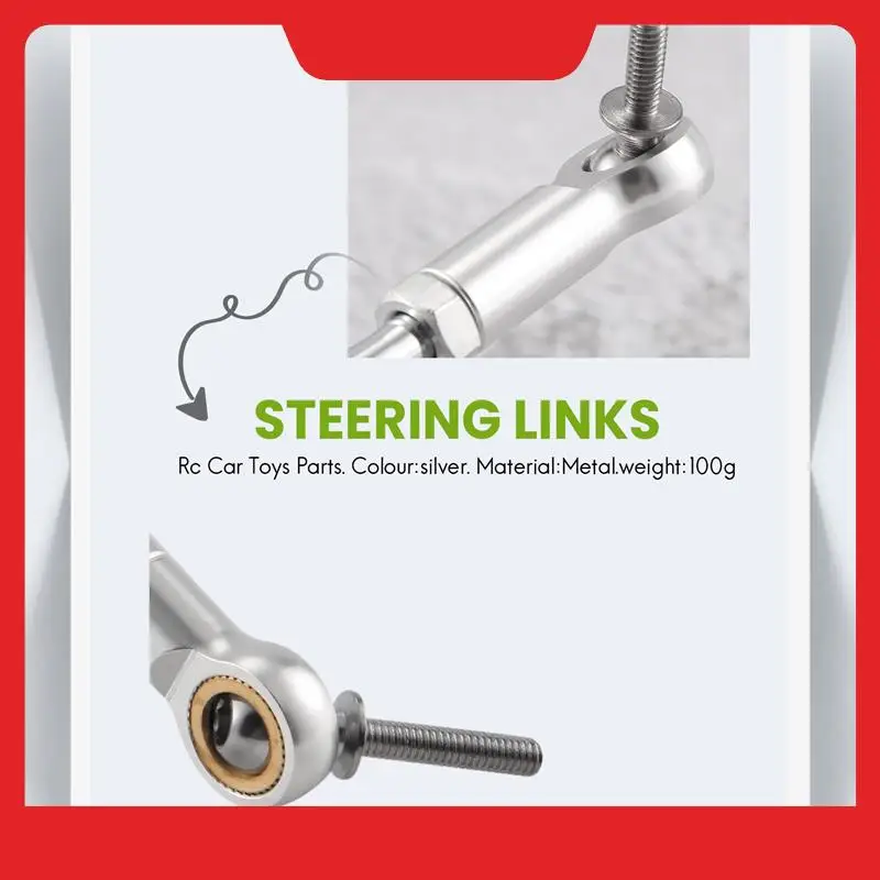 CNC 金属ステアリングタイロッド 1/5 HPI BAHA ROVAN KM BAJA 5B 5T 5SC SS Rc カーおもちゃ部品