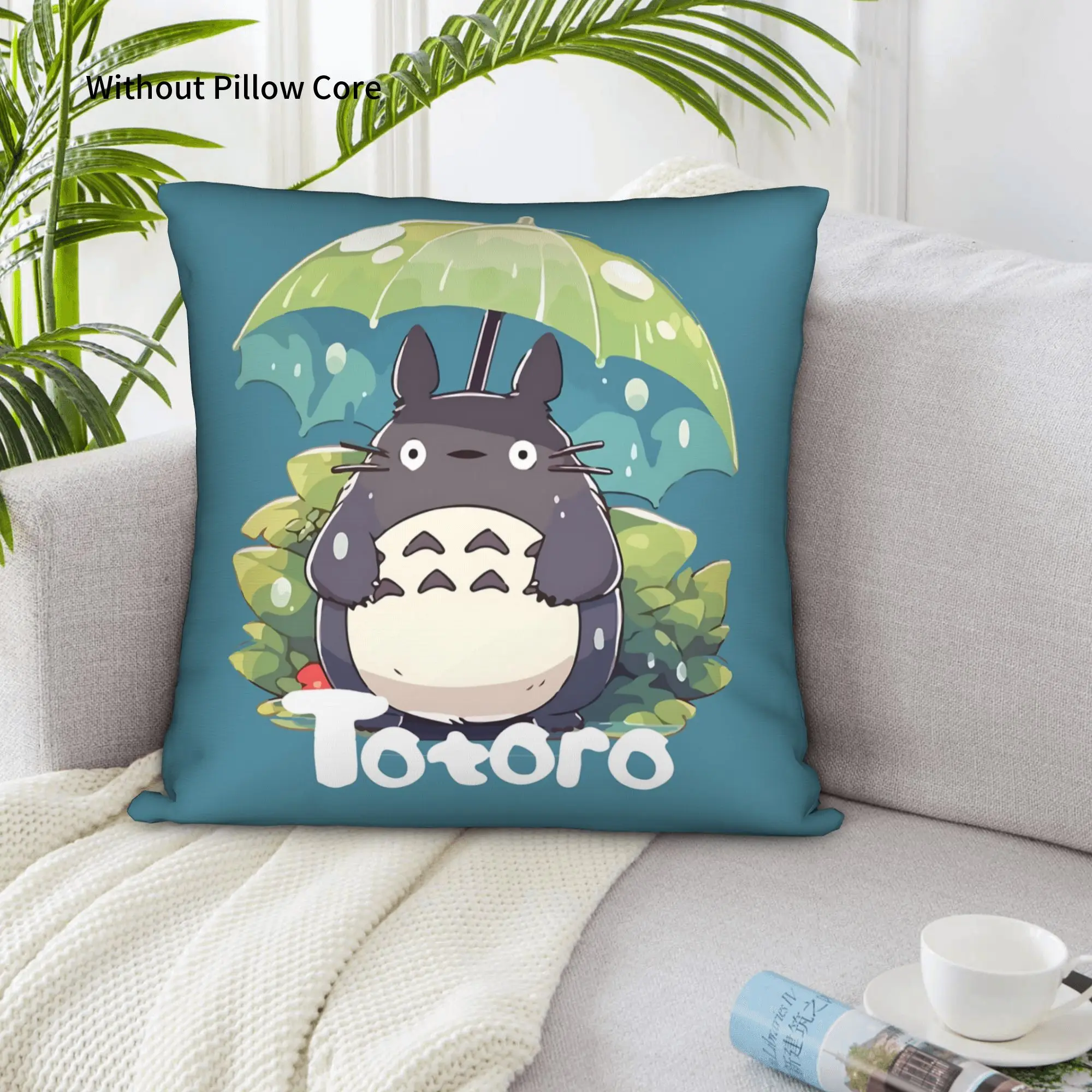 1PC My Neighbor Totoros Pillow Case Home Decor Items Double-Sided Printing  Sofa Cushion Bedroom Bedside Pillow