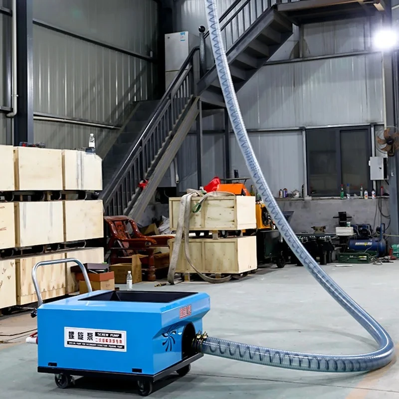 2026-Portable Miniature Electric Screw Conveyor for Cement Mortar and Concrete Pump with Core Motor and Bearing Assembly.