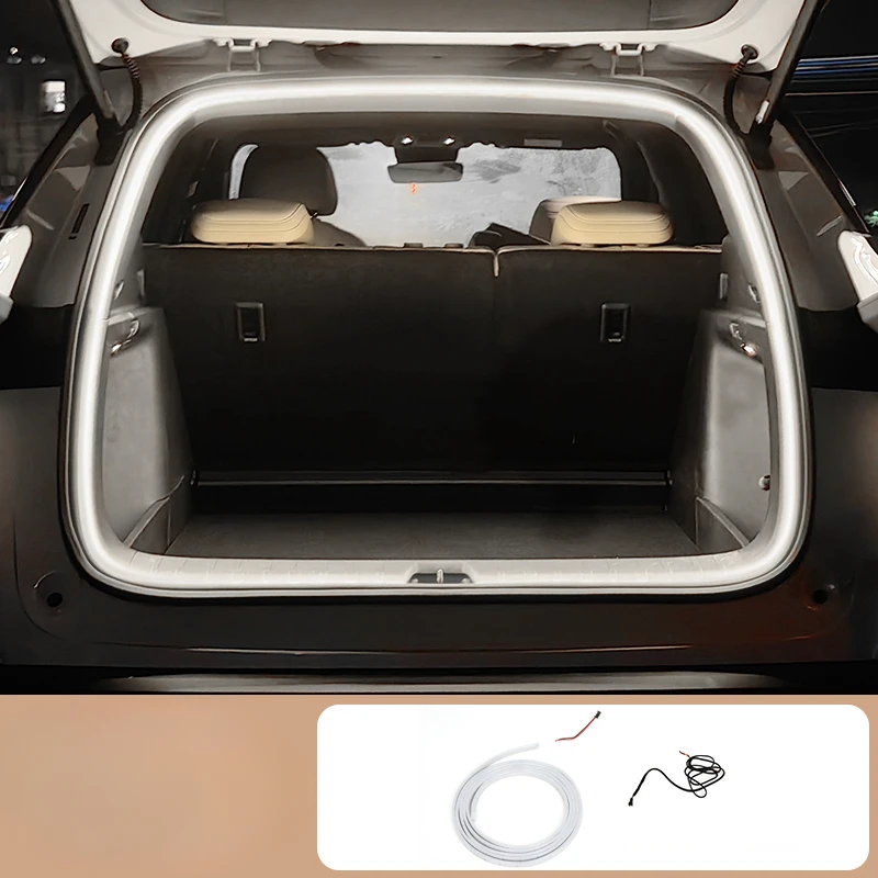 Tailbox Lighting Strip Car Interior Modified For BYD SongL Dmi Trunk Ambient Lighting Supplies Interior Modification Accessories