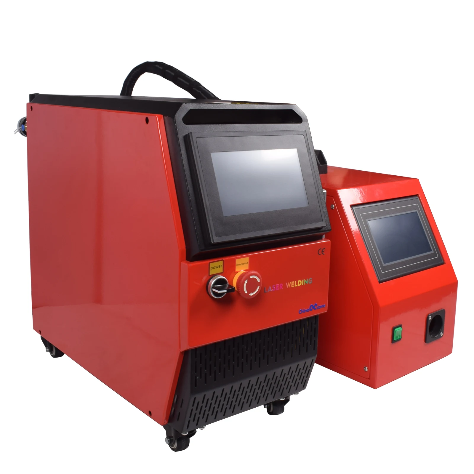 1200W Handheld Laser Welder Fiber Laser Air-Cooled Welder Rust Cleaning for Metal Weldings Cleaning Cutting Air Cooling Welding