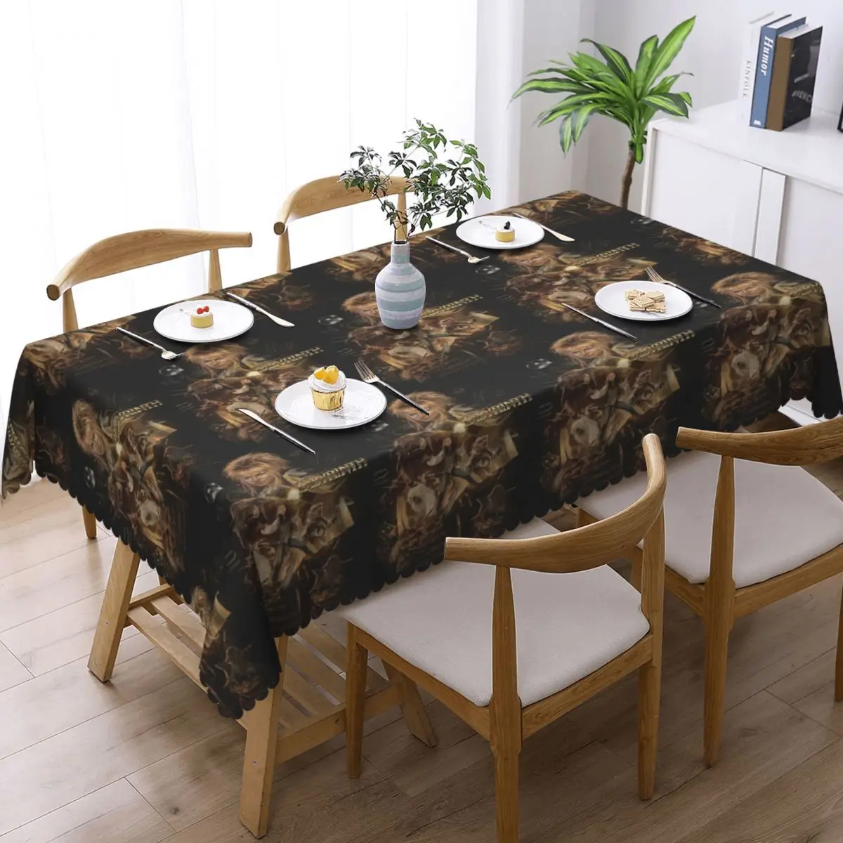 Return To Thra Labyrinth Movie Custom Rectangular Tablecloth Oilproof Table Cover for Dining Events Table Cloth