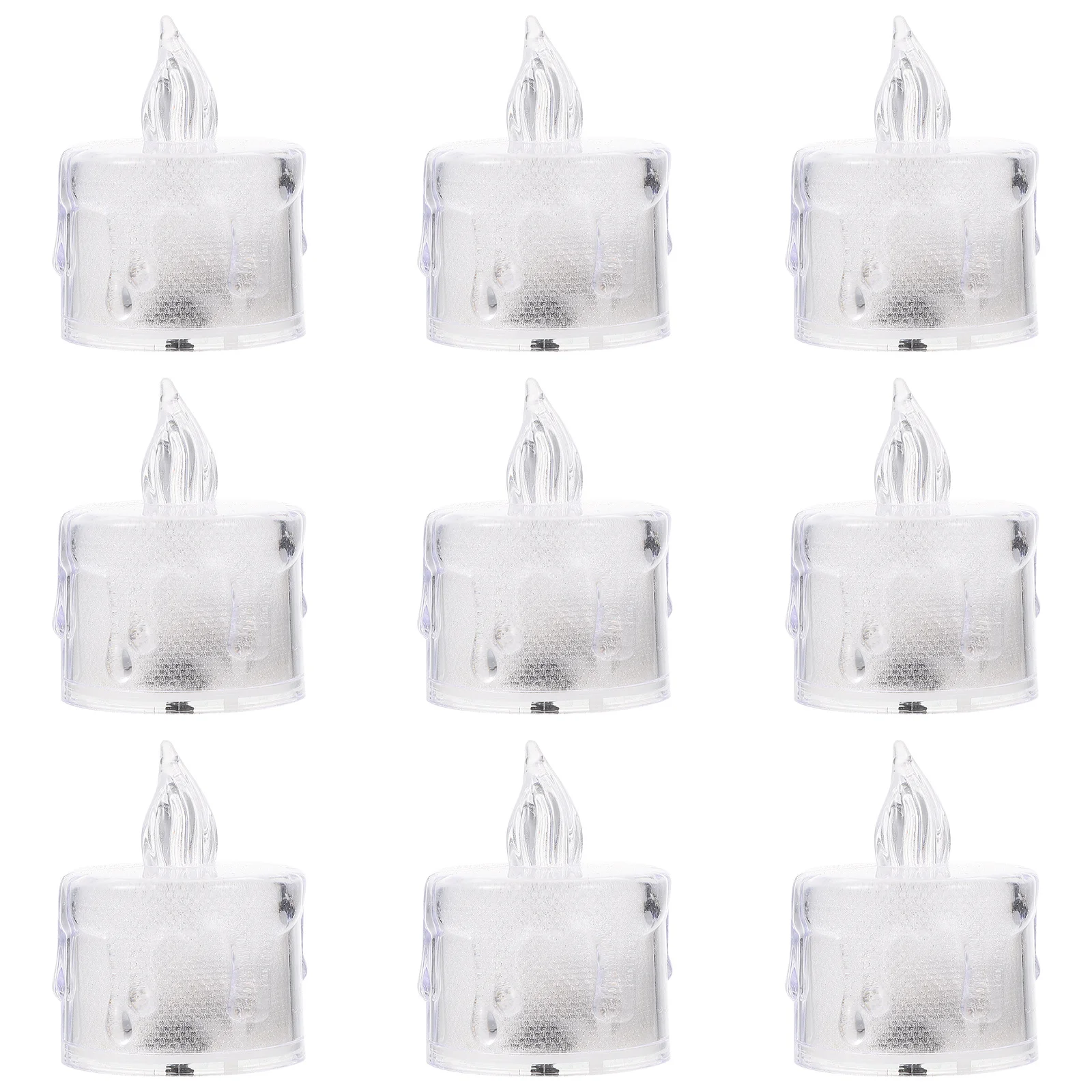 24Pcs Electronic Lights Small Electric Lamps Desktop Decorations Flameless Safe Romantic Lighting