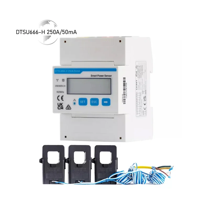Hot Sale DTSU666-H Smart Meter Three Phase Power Sensor for Solar Panels High Demand Energy Manament Device