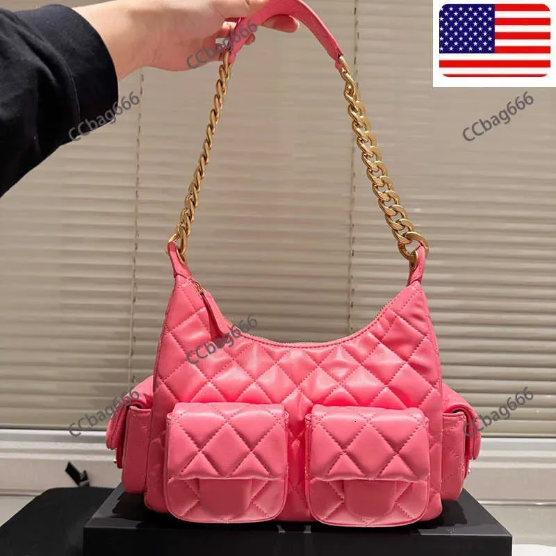 

Дизайнерская сумка 5 цветов, женская дизайнерская сумка-хобо на плечо 24x16 см, роскошная сумка-тоут с фурнитурой ShDiamon, сумка для покупок с несколькими карманами