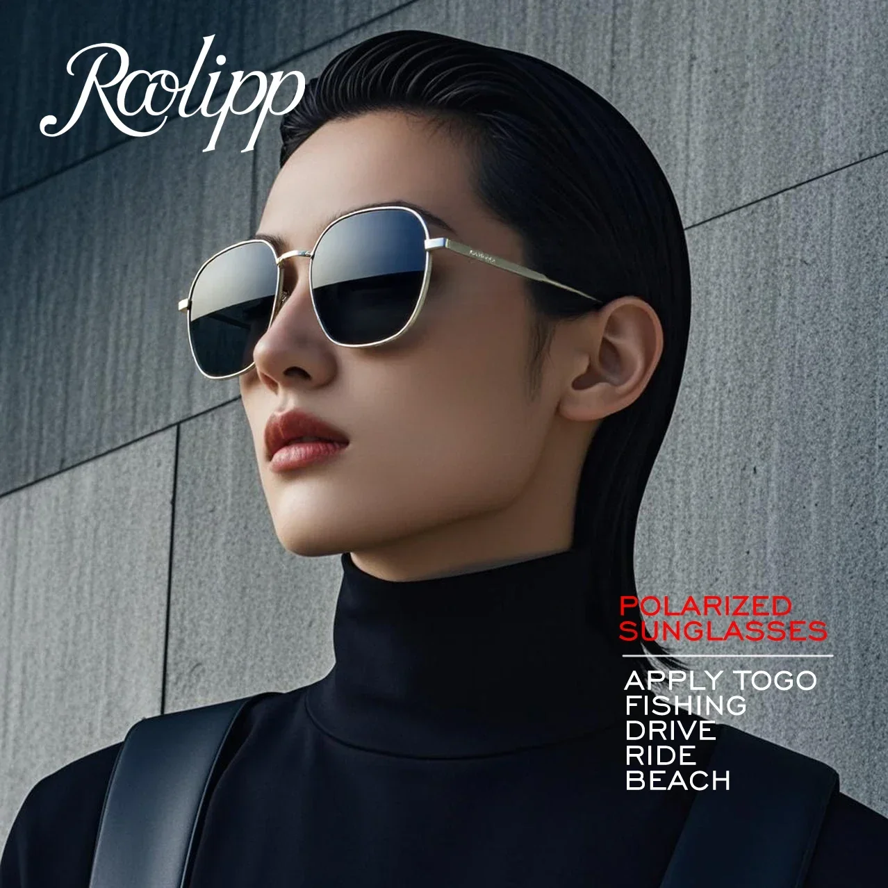 

Metal Frame Polarized Sunglasses Retro Square Sunglasses Unisex Green Lens UV400 Sunglasses