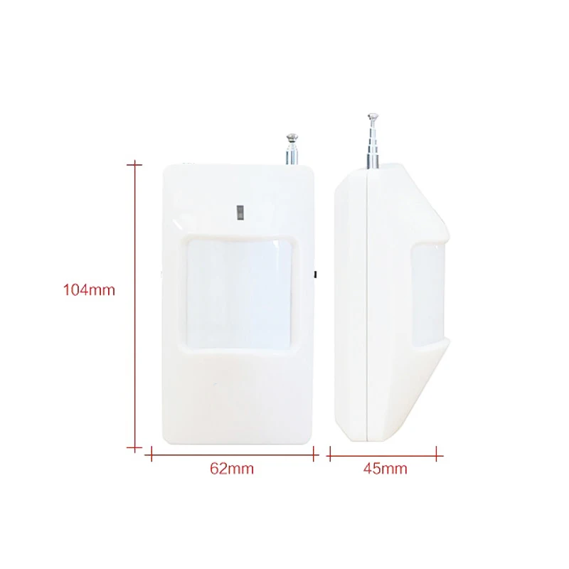 Wireless PIR Sensor Motion Detector 1527 Type Without Battery For Home Security Alarm System