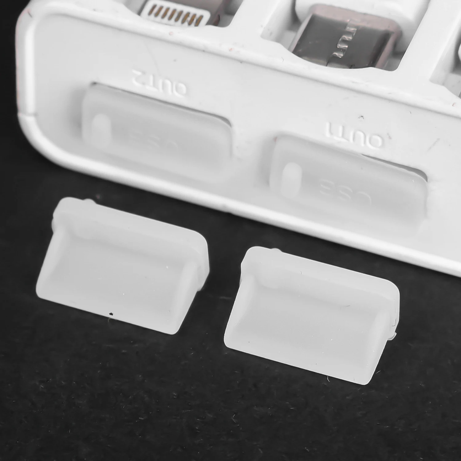 USB الغبار التوصيل شاحن ميناء غطاء غطاء أنثى جاك واجهة العالمي سيليكون الغبار USB-A منافذ حامي الكمبيوتر المحمول المحمول #6