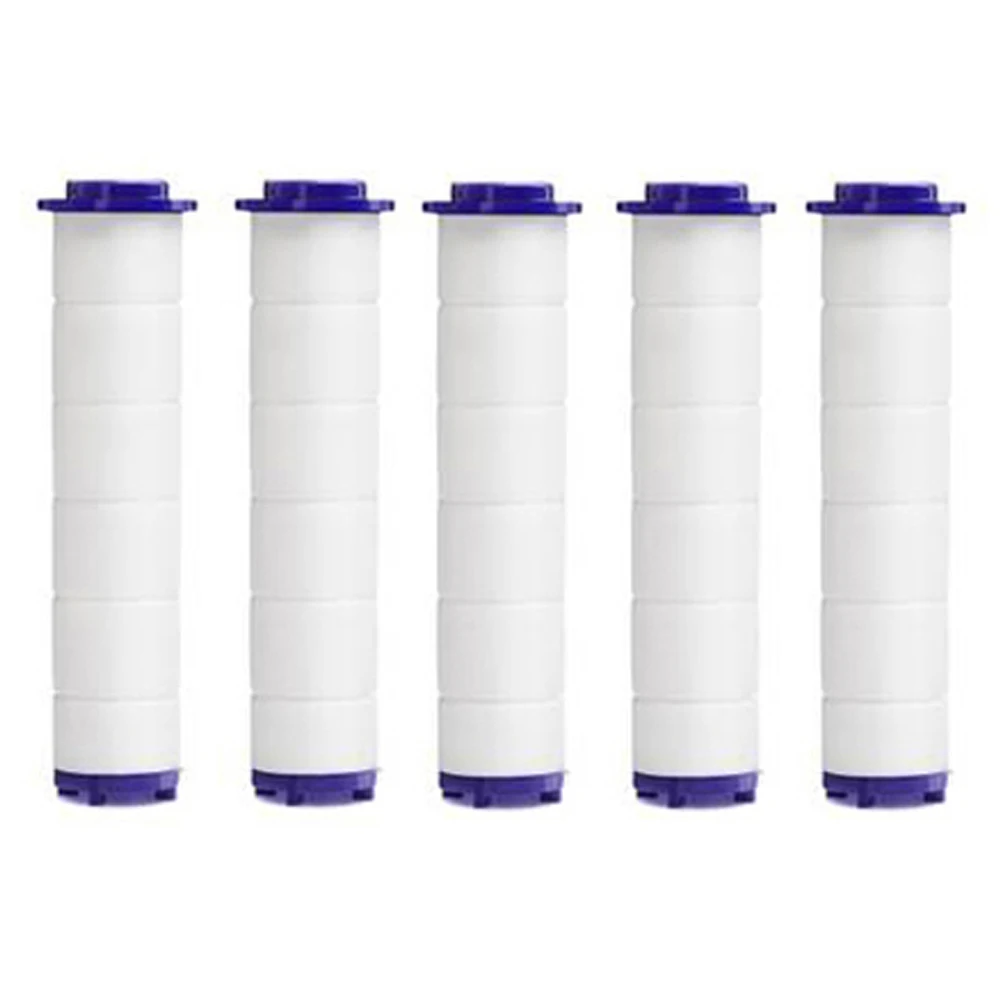 5 pcs Shower Head Filter For Water Saving Shower Head Filter Out Impurities Three-layer Filtration PP Cotton Filter for Shower