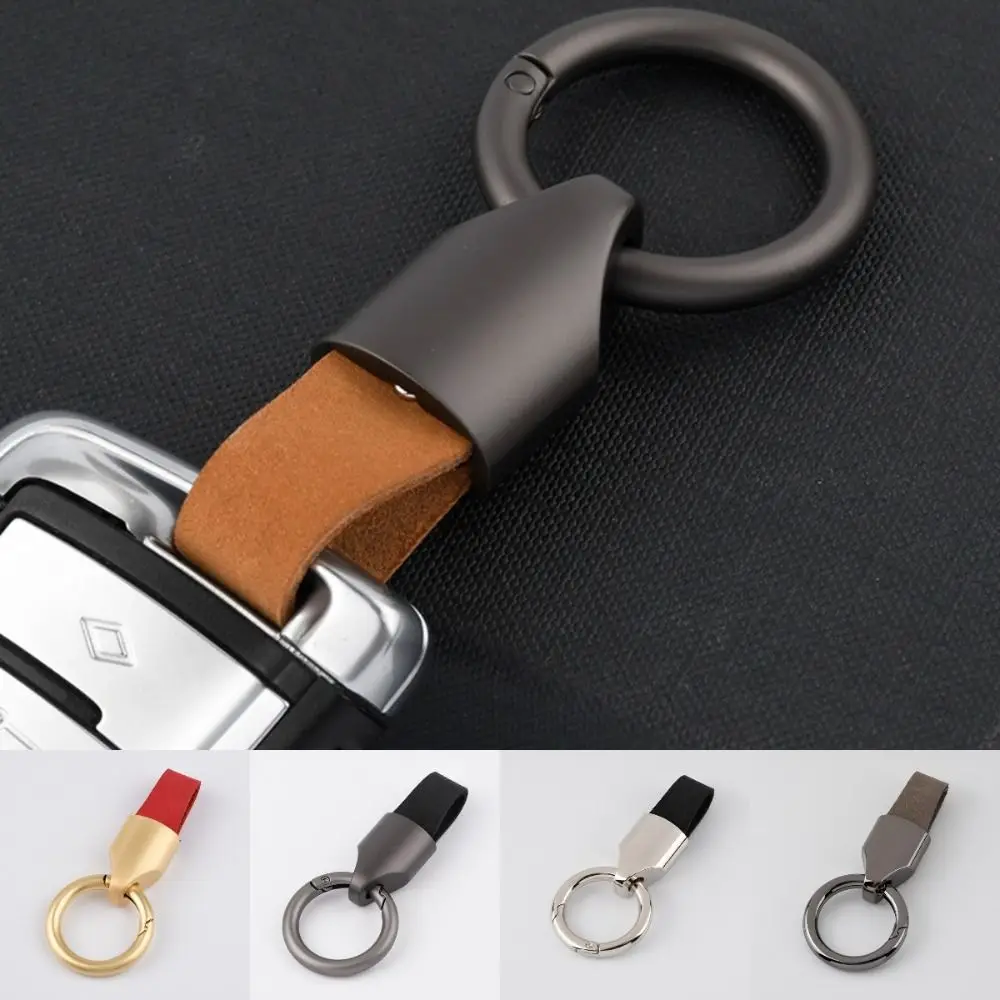 Gifts Durable Car Key Chain Pendant Leather Car Key Ring Keyring Hanging Keychain Accessories