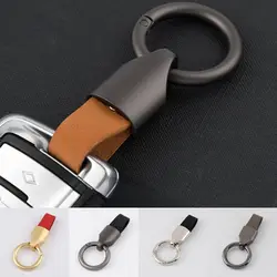 Gifts Durable Car Key Chain Pendant Leather Car Key Ring Keyring Hanging Keychain Accessories