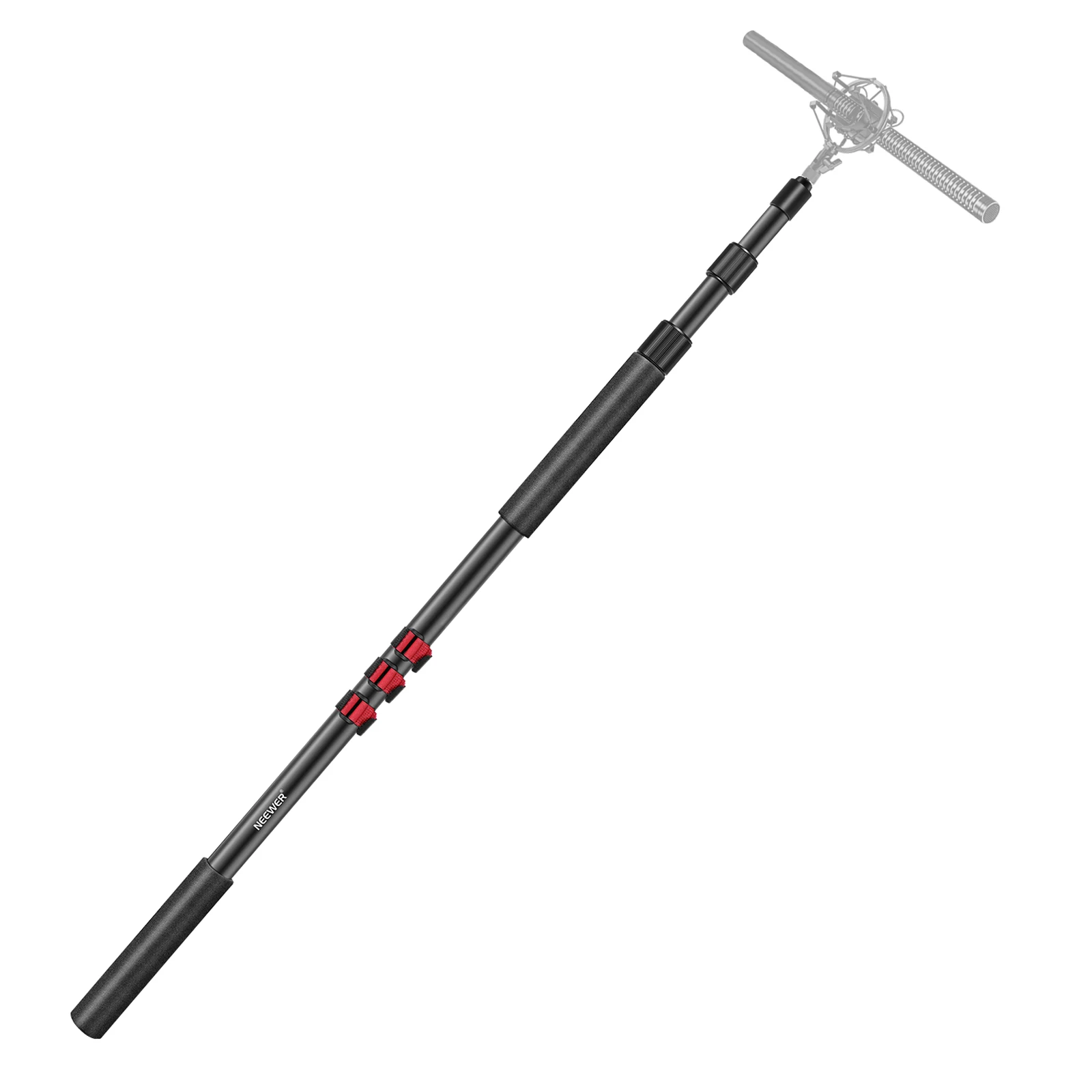 

NEEWER NW-7000 Microphone Boom Arm, 3 Section Extendable Handheld Mic Arm with 3/8" & 3/8" to 5/8" Screw Adapter