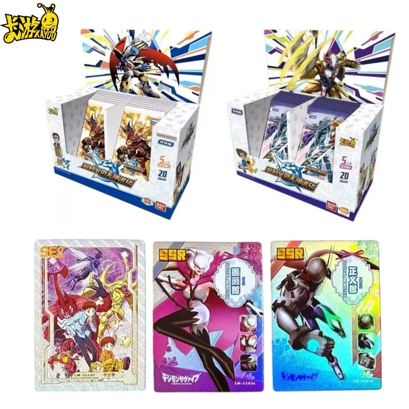 KAYOU Official Digimon Booster Box Sealed Infinite Evolution Legend Glory Edition SP Agumon Greymon Anime Collectible Cards Gift