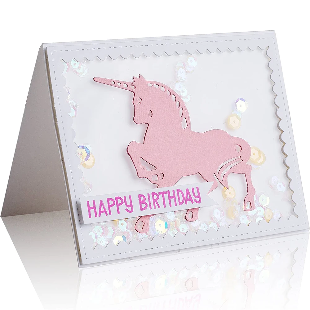 Fine Horse Petal Pocket Tag With Corner Cutting Dies Zipper Die Cut Set For DIY Scrarpbooking Paper Craft Cards Making New 2023