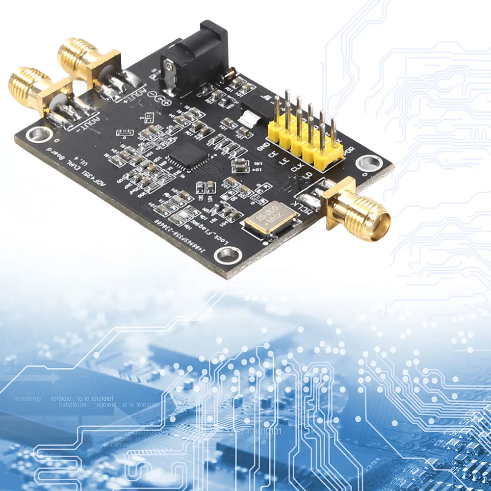 35M-4.4GHz PLL RF Signal Source Development Board ADF4350 ADF4351 Signal Generator Module SMA RF Phase-Locked Loop Board Module