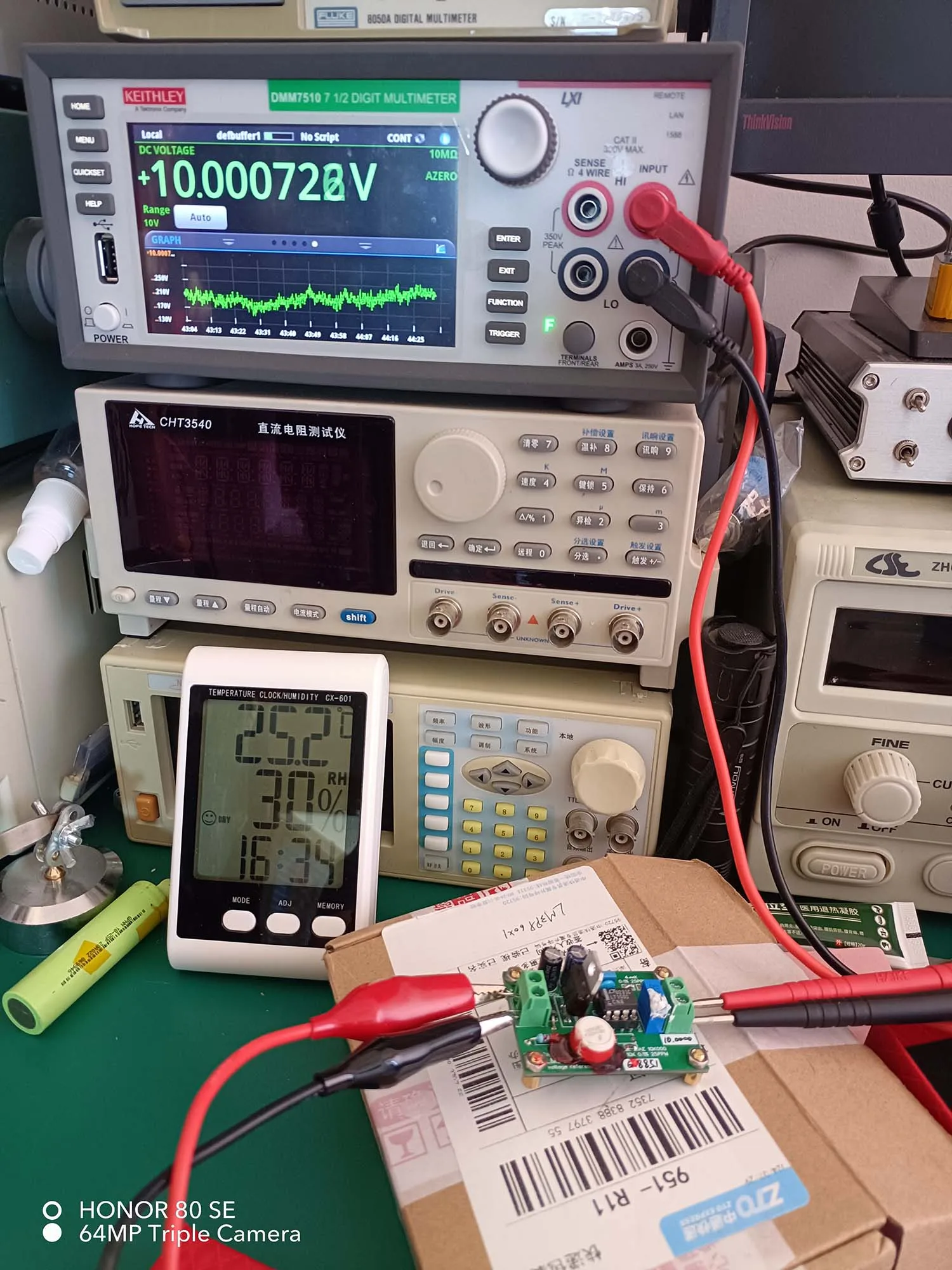 LM399 Voltage Reference Source 10V LM399 Precision Reference / Resistor Capacitor Board Calibration Multimeters Voltage Standard