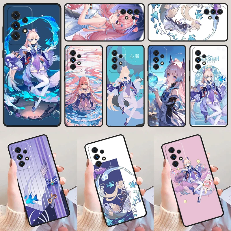 Genshin Impact Sangonomiya Kokomi For Samsung A52 A72 A73 A20e A21S A50 A70 A11 A12 A42 A31 A40 A51 A71 A32 A80 A91 Phone Case