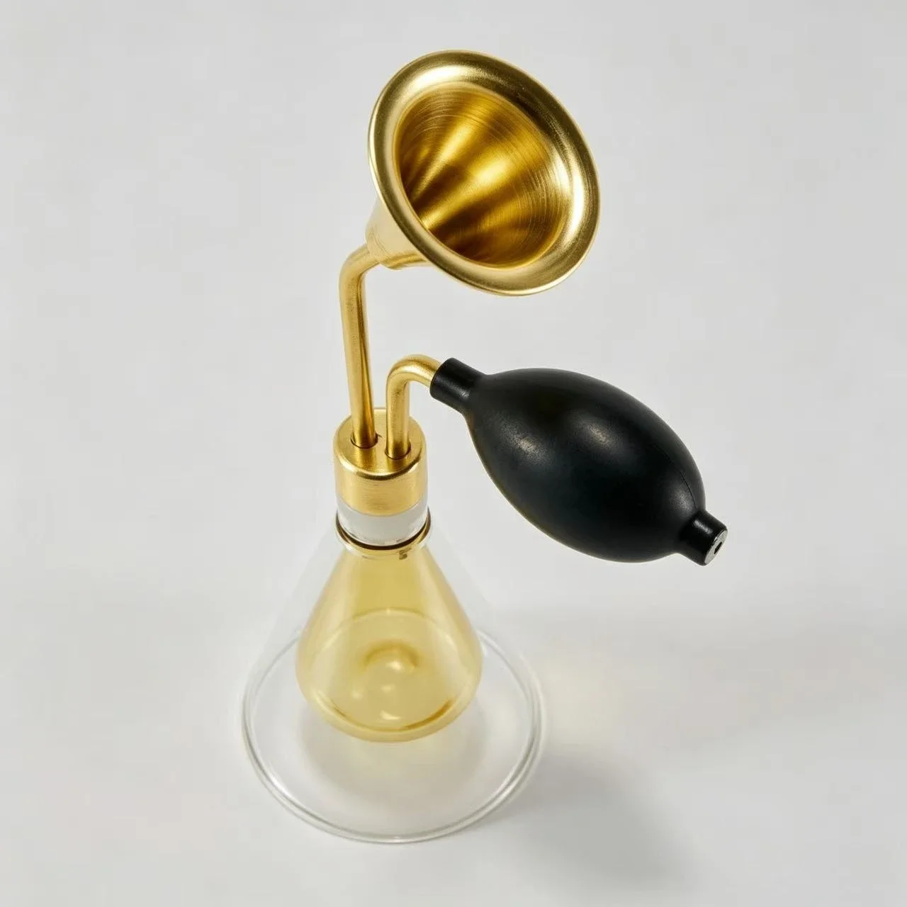 Glass Scent Testing Vessel Coffee Bean Aroma Selection Holder Wall Hanging Essential Oil Fragrance Sampling Tool