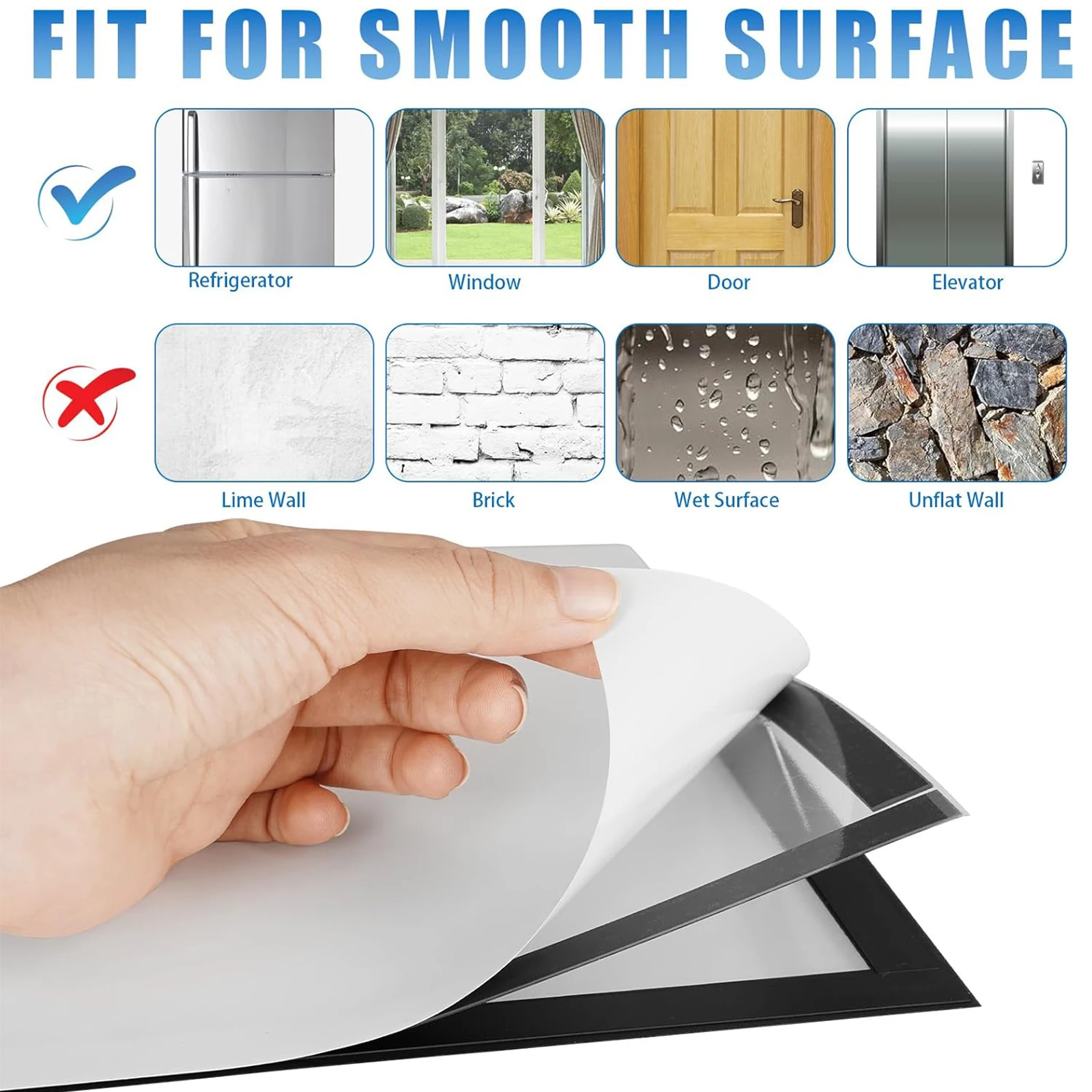 3 Pack A4 Magnetic Frame for Document Holder