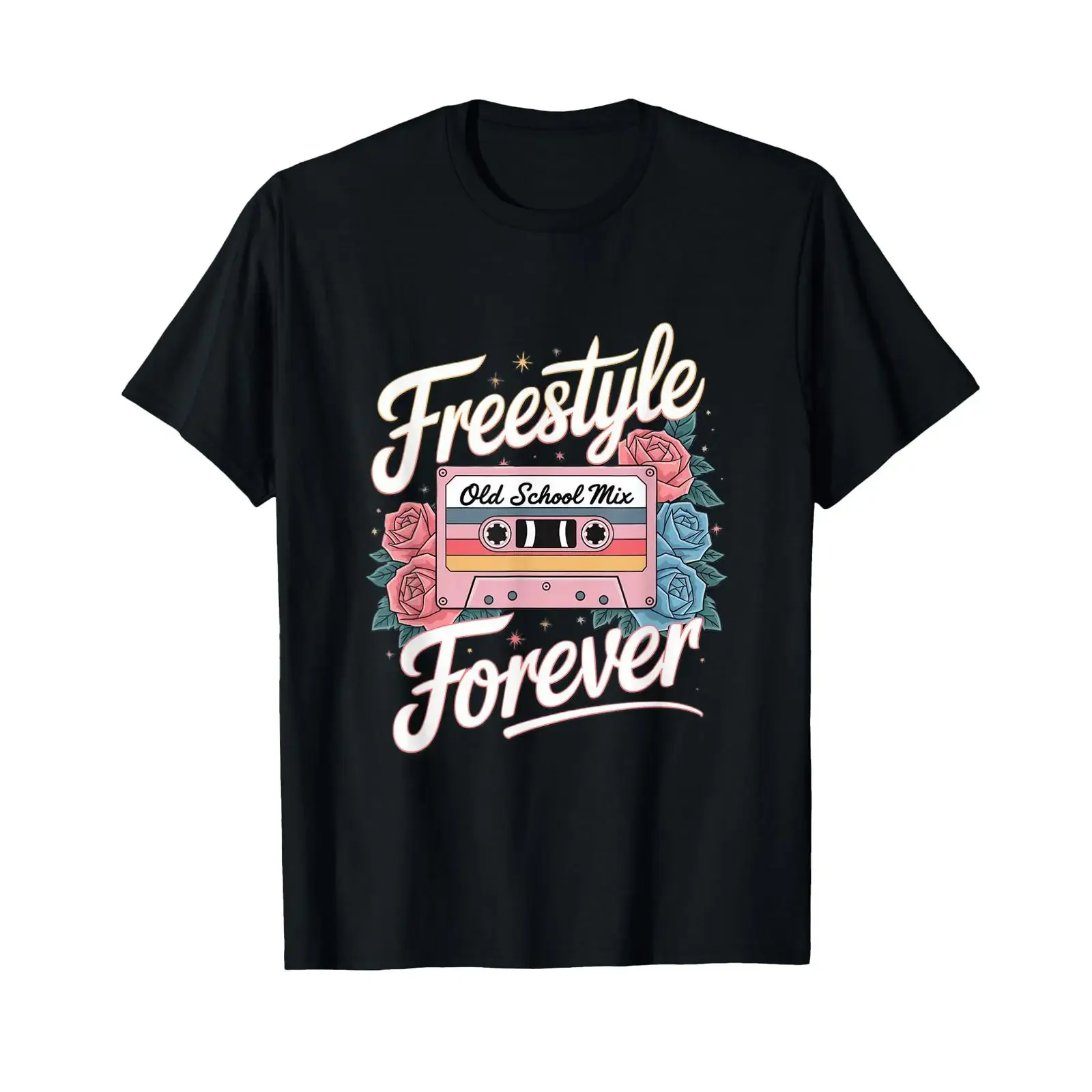 Freestyle Forever Old School Mix Retro T Shirt vintage Washed designer clothes streetwear Slightly Unisex fashion