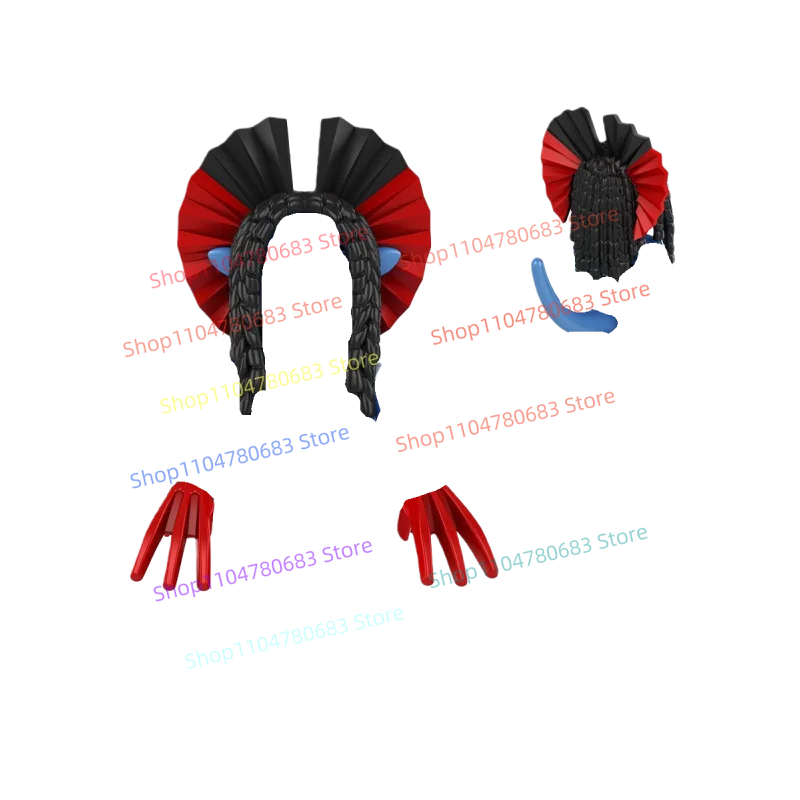 

MOC новые строительные блоки, мини-кукла, синяя кожа, боевой лук и стрела, игрушечные украшения, сращивание, праздничный подарок, коллекционные предметы, хобби