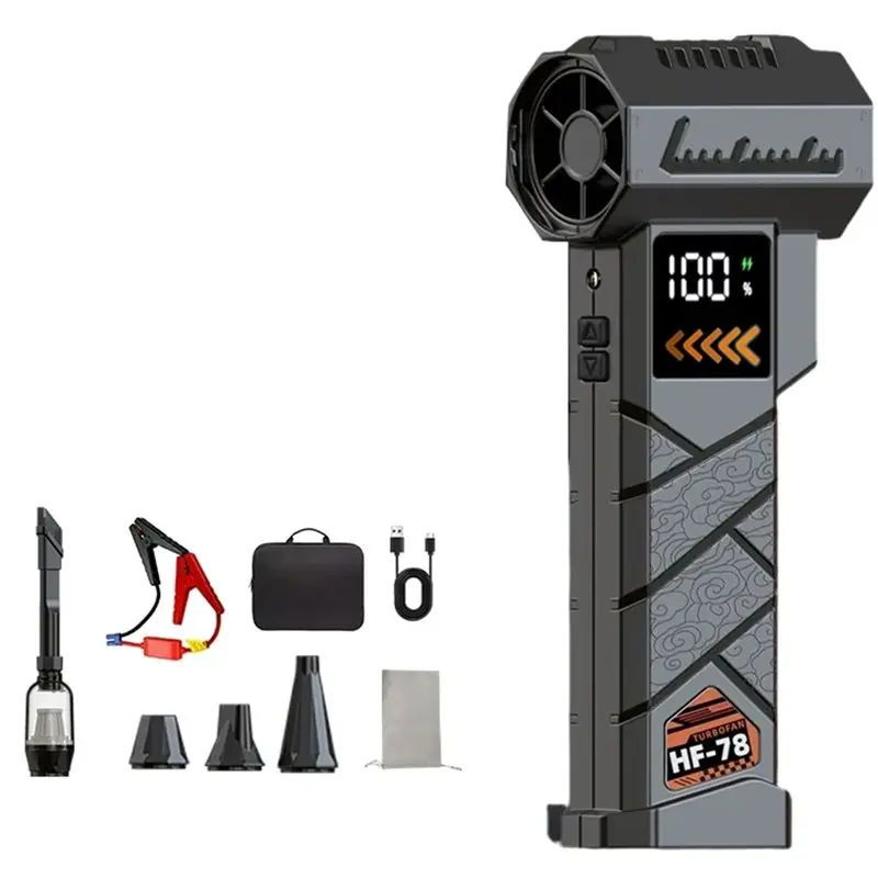 

ABAH-65M/S LED Display 40Mm Jet Blower Powerful Air Blower 800G Wind Pressure Brushless Air Duster Electric Compressed B