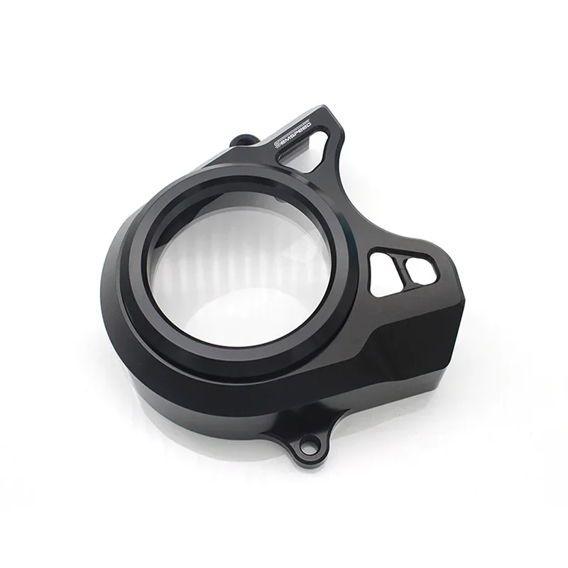 SEMSPEED For CFMOTO 450SR 2022-2023 Transparent Chain Guard Cover High-Visibility Gear Protector Durable Front Sprocket Shield‌