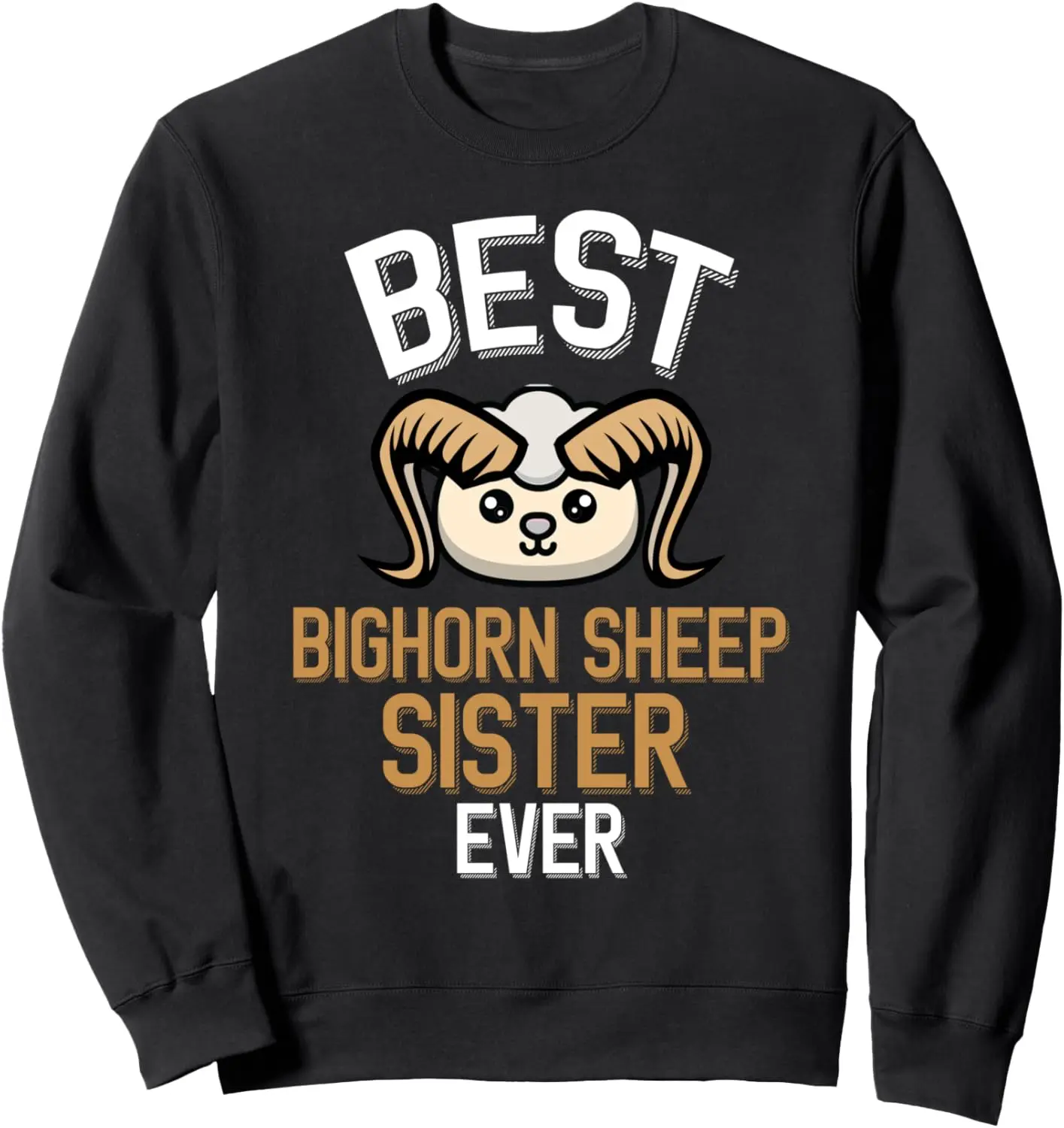 Best Bighorn Sheep Sister - Cute Bighorn Sheep Sweatshirt