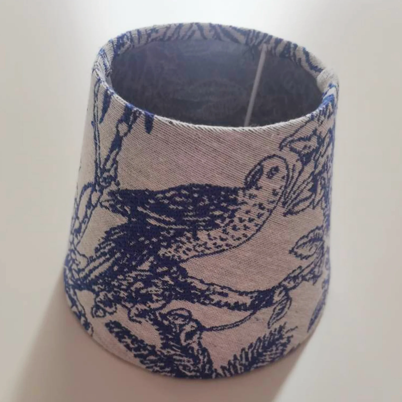 

Embroidery Fabric Lamp Shade Iron Lampshade Soft Light Cover Tabletop Lamp Romantic Decoration Warm Corner Office Bedroom