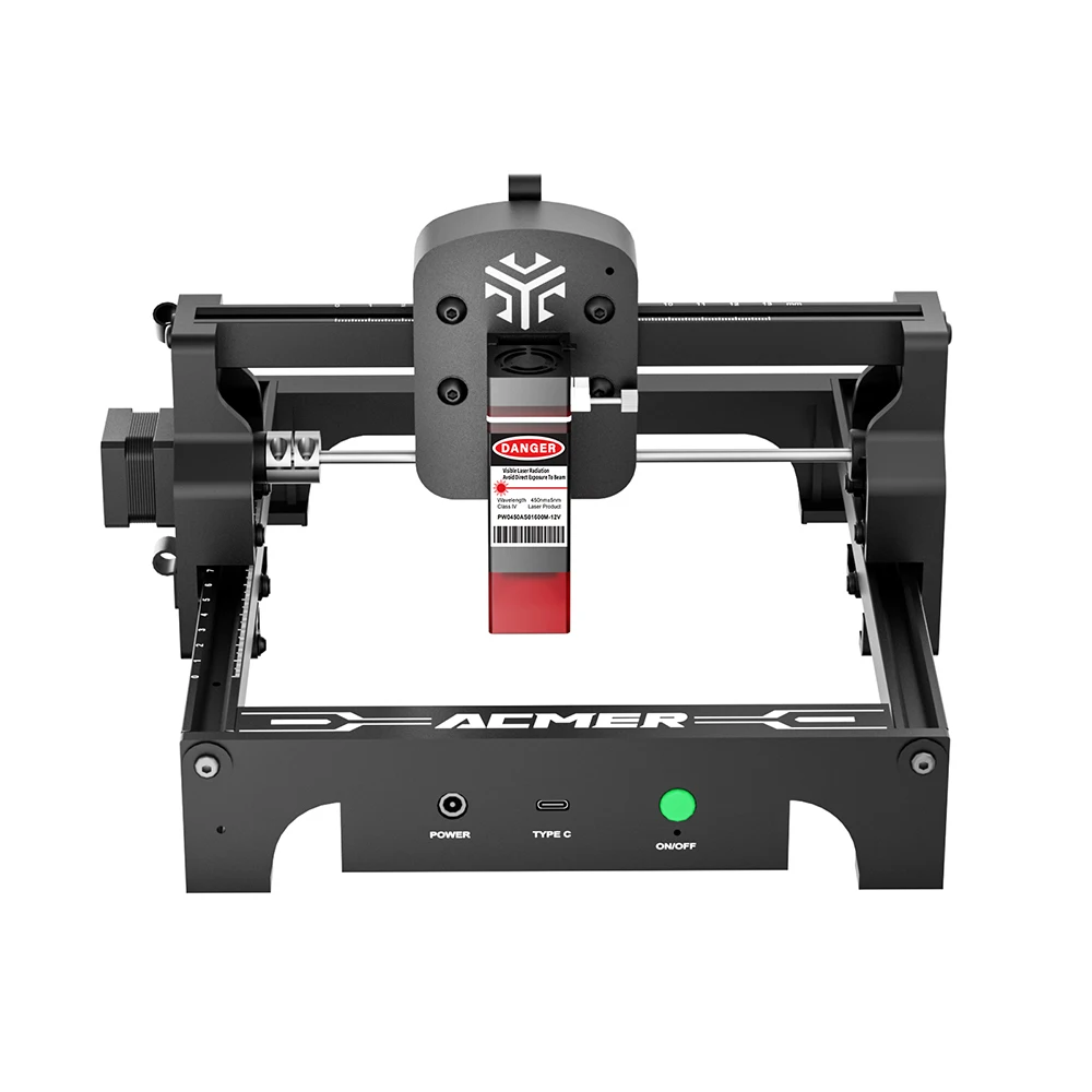ACMER S1 2.5W 3.5W Mini Przenośny Grawer Laserowy DIY Laserowa Maszyna do Cięcia i Grawerowania Logo Drewno Malowane Akryl Szkło Skóra — zdjęcie 2