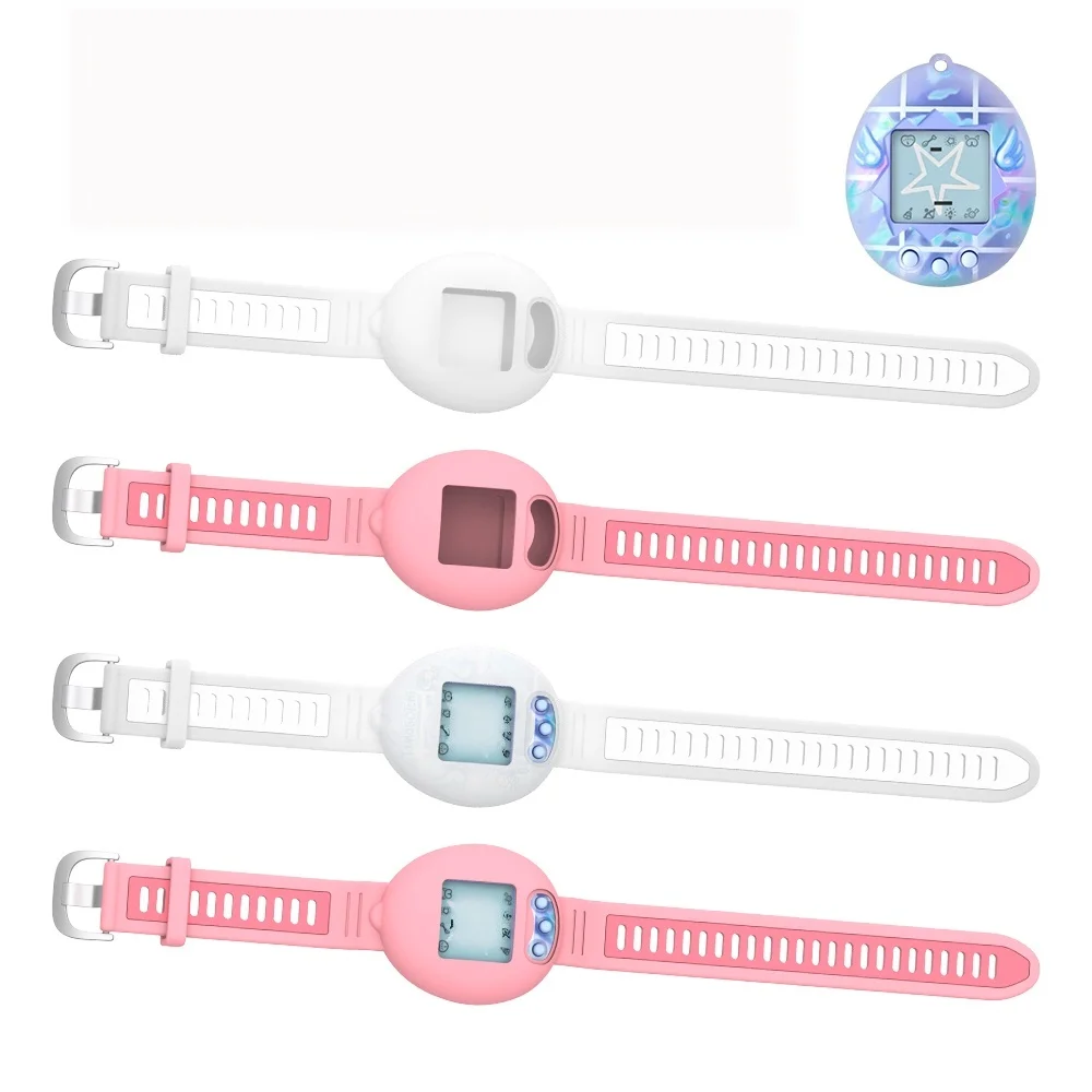 for Tamagotchi Original, silicone strap, all inclusive, simple solid color, anti fall and anti scratch