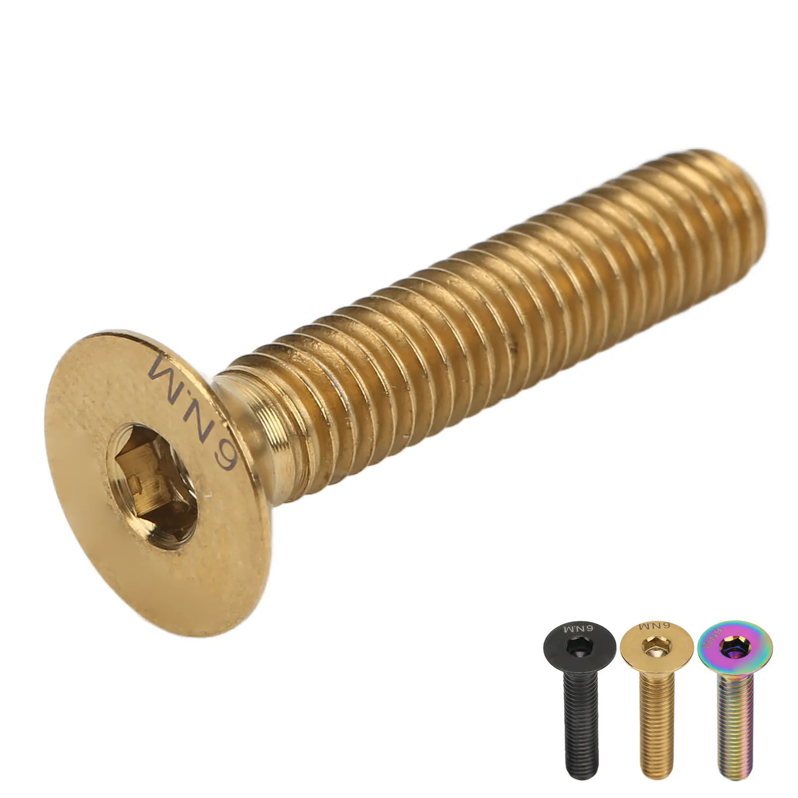 Headset Stem Top  Fixing  M6x30mm Bike Stem  Screw  Alloy for Bike Repair Bike Stem  Screw