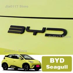 Car Styling Plastic Rear Emblem Front Grille Badge High-end Decals Auto Exterior Decoration For BYD Seagull 2023 2024 2025