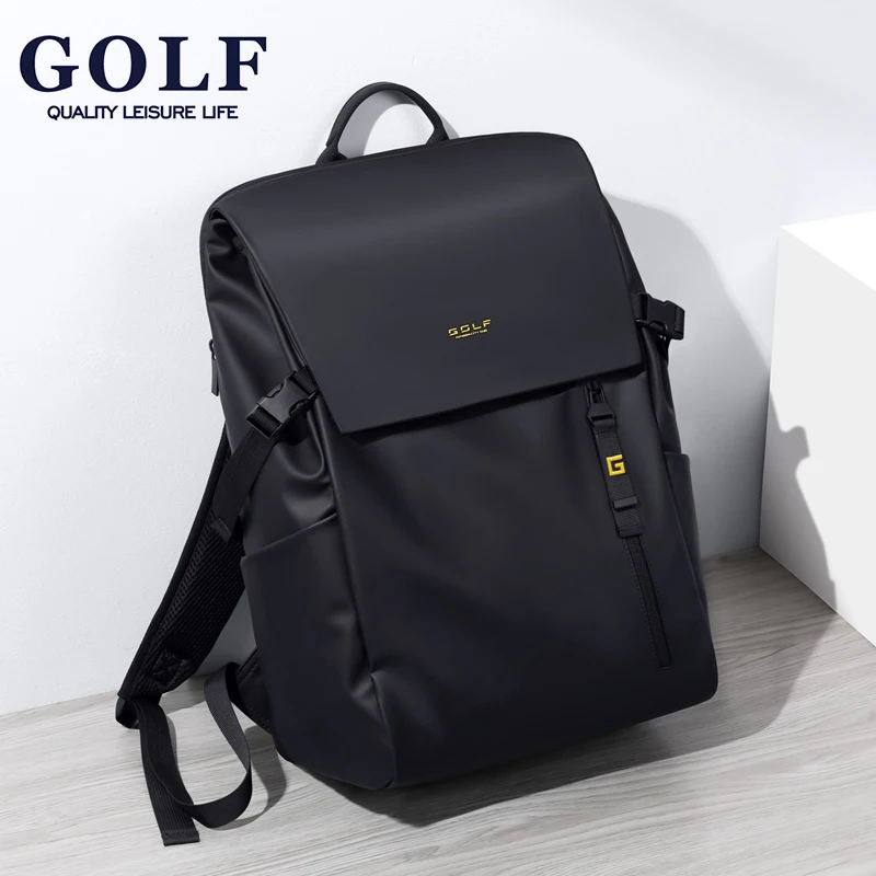 

GOLF QUALITY Waterproof CK Backpack for Men, Large Capacity Shoulder Bag for Travel, Flap Computer Backpack, Fashion 17.3 Inch