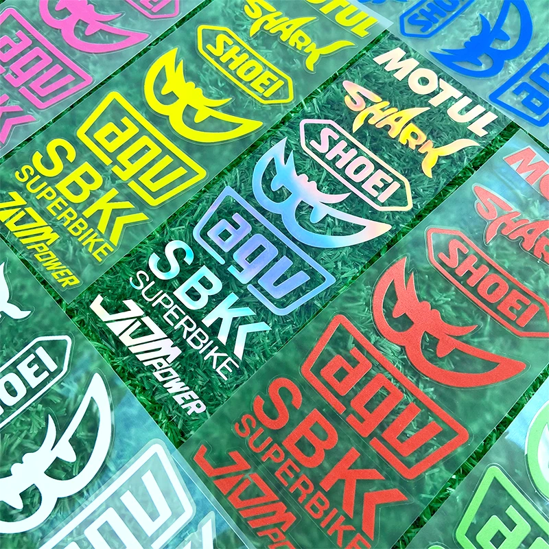 1PC Sponsor Set Motorcycle Stickers Cool Motocross Logo Waterproof Motorbike Helmet Fuel Tank Fairing Decoration Vinyl Decals image 6