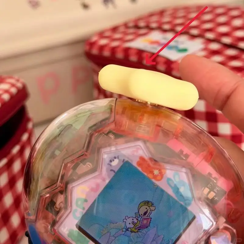 ل Tamagotchi الجنة مقبض ستار الغطاء الواقي الإلكترونية الحيوانات الأليفة الملحقات الملونة لعبة مجسمة الديكور فتاة هدية عيد الميلاد #5