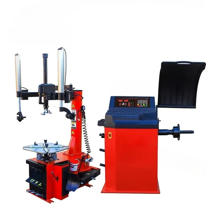 Wolange W-618 Garage Equipment Tire Service Package Tire Changer Wheel Balancer Alignment Lift Combo
