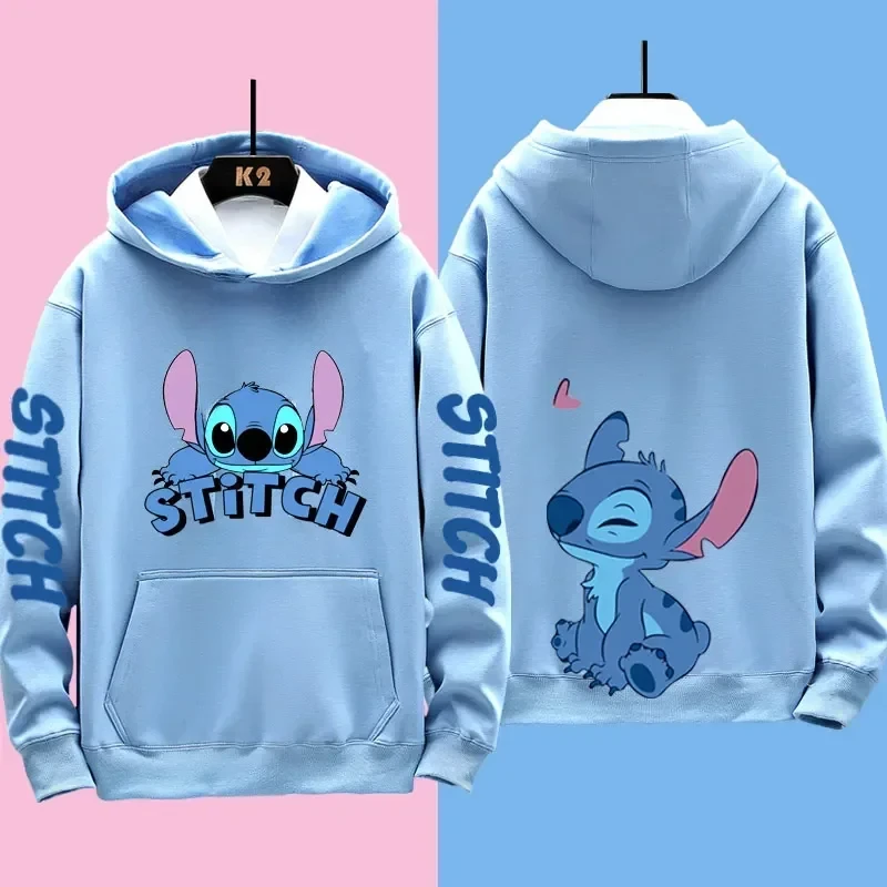 Miniso Grappige Anime Herfst Winter Mannen Vrouwen Hoodie Kinderen Kleden Kid Meisje Jongen Lilo en Stitch Sweatshirt Manga Hoody Baby Casual